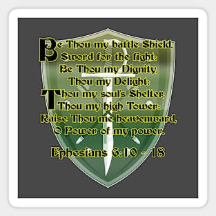 Be Thou My Battle Shield Magnet